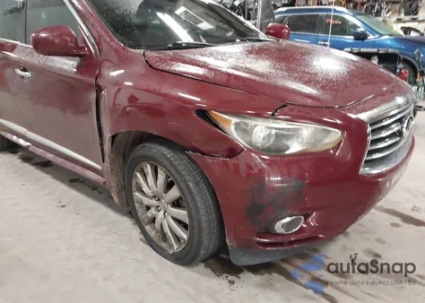 2013 Infiniti Jx35 z USA, uszkodzony, nr VIN 5N1AL0MM6DC344473